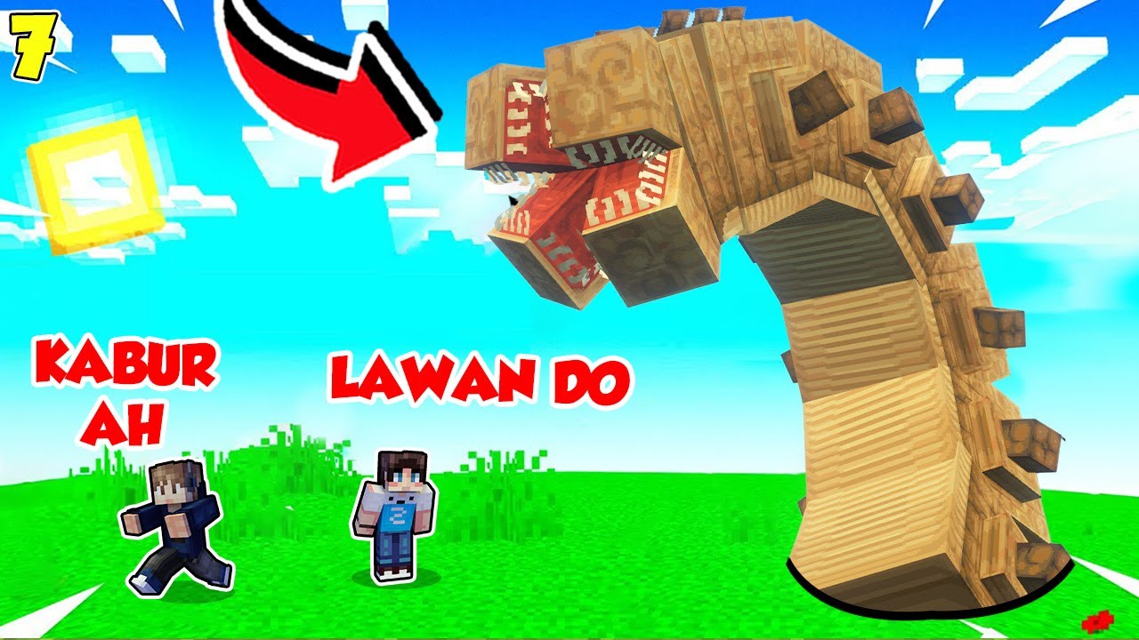 KITA BERHASIL BANTAI CACING BESAR PALING MEMATIKAN DI MINECRAFT!!! - SURVIVAL KOCAG #7
