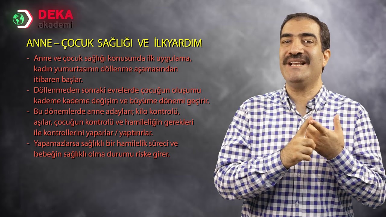 001 - Okul Öncesi ÖABT - Anne Çocuk Sağlığı ve İlk Yardım - Uğur Ataseven