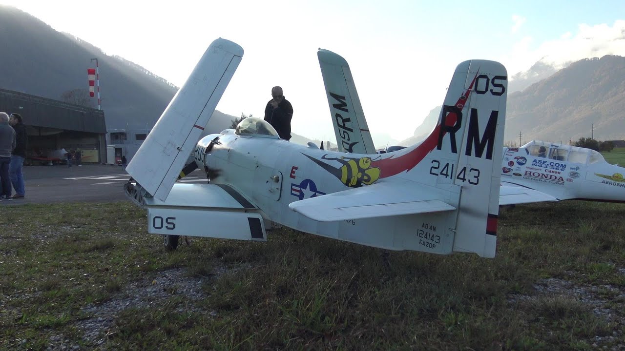 Skyraider A-1 Scale RC Airplane