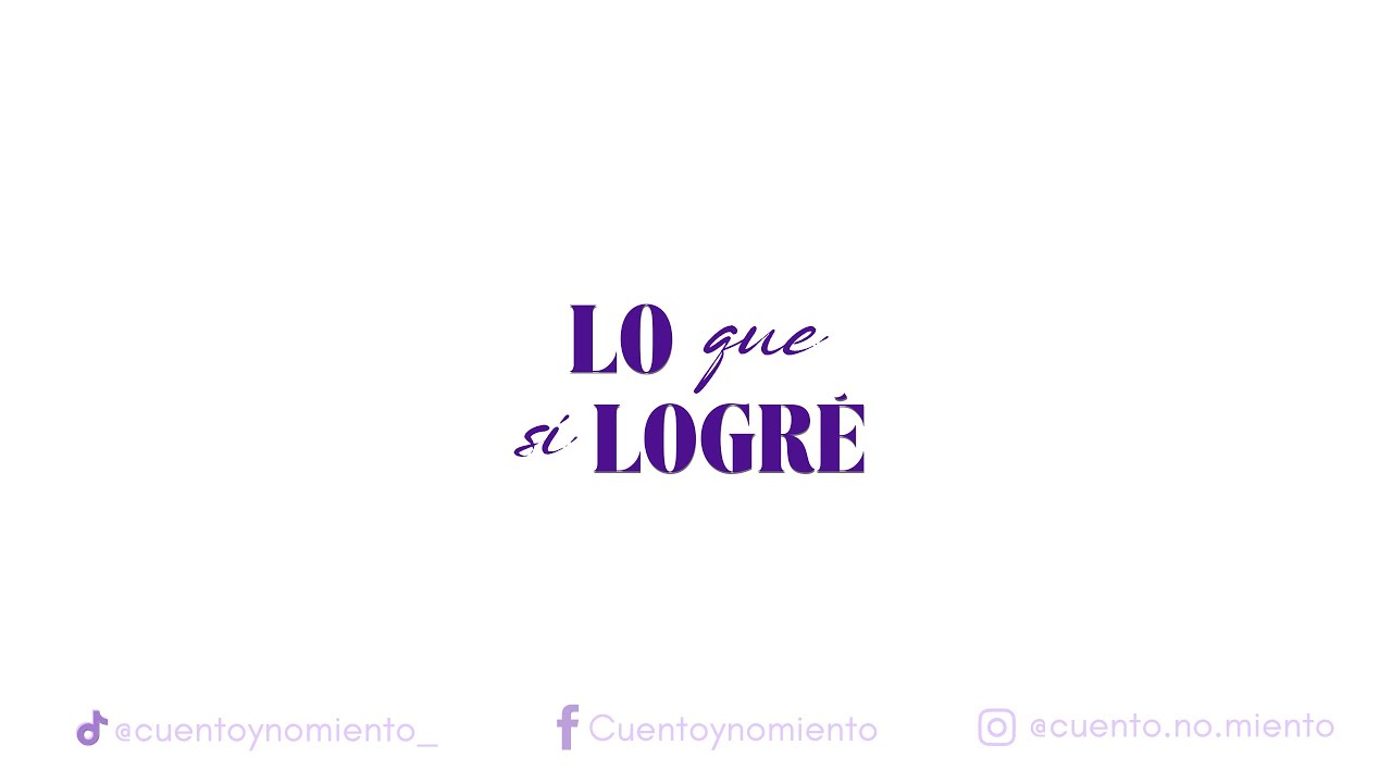 Lo que si logré