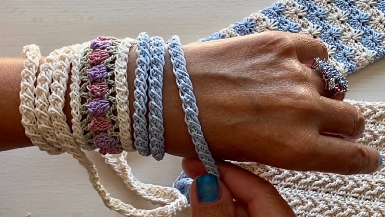 CORDÓN PULSERA DE TULIPANES (PARTE 2)