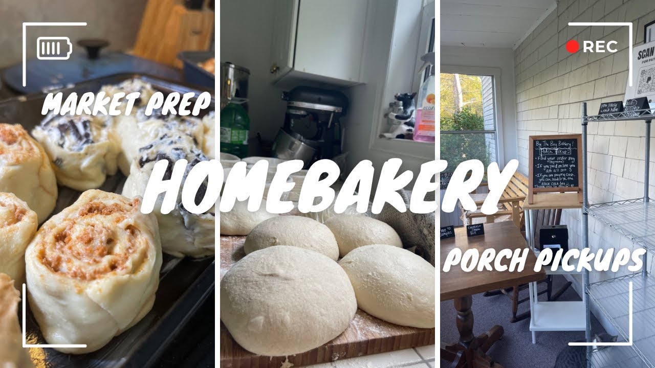 HOME BAKERY THINGS & BAKERY PORCH SET UP!