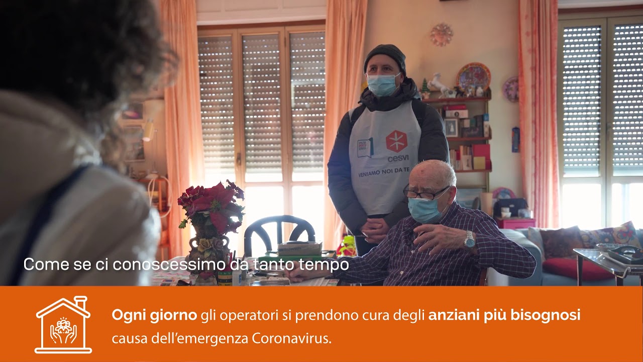 Veniamo noi da te: Cesvi al fianco degli anziani fragili