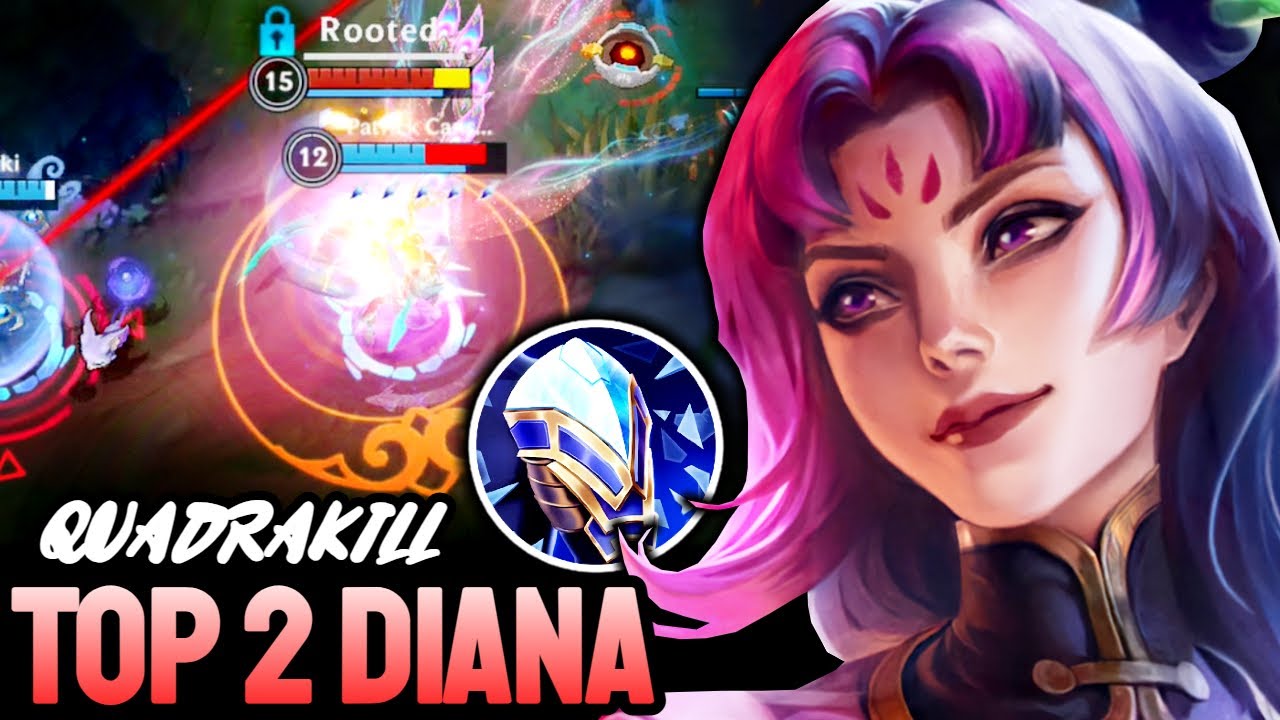 WILD RIFT DIANA - TOP 2 DIANA GAMEPLAY - MASTER RANKED