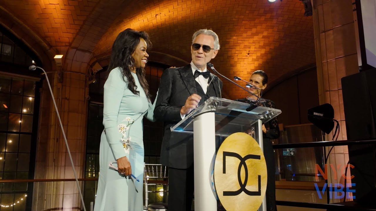 Andrea Bocelli Honored at the Denyce Graves Foundation Gala in NYC #operasinger #musicfoundation