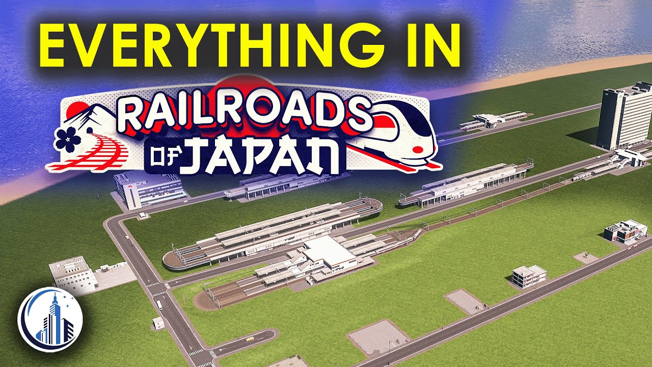 Everything in the Railroads of Japan Content Creator Pack for Cities Skylines
