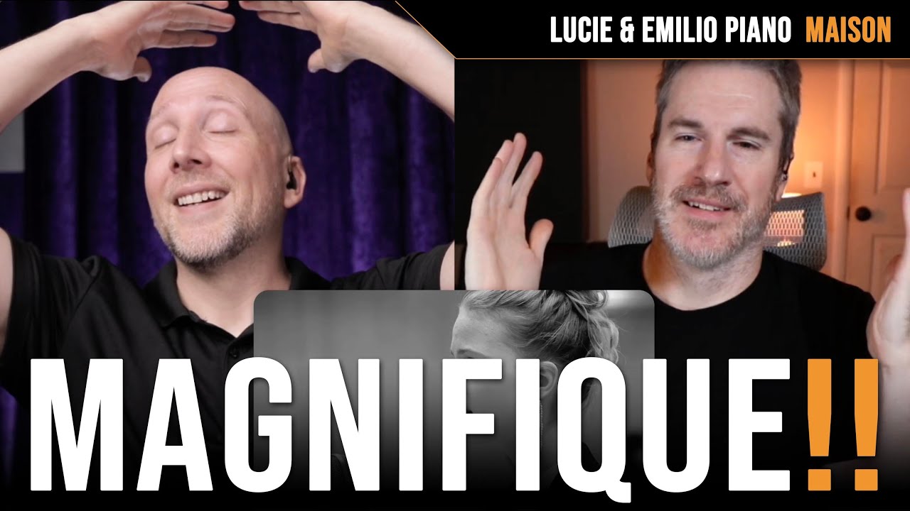 Vocal Coach & Songwriter React to Emilio Piano's STUNNING song Maison with Lucie!