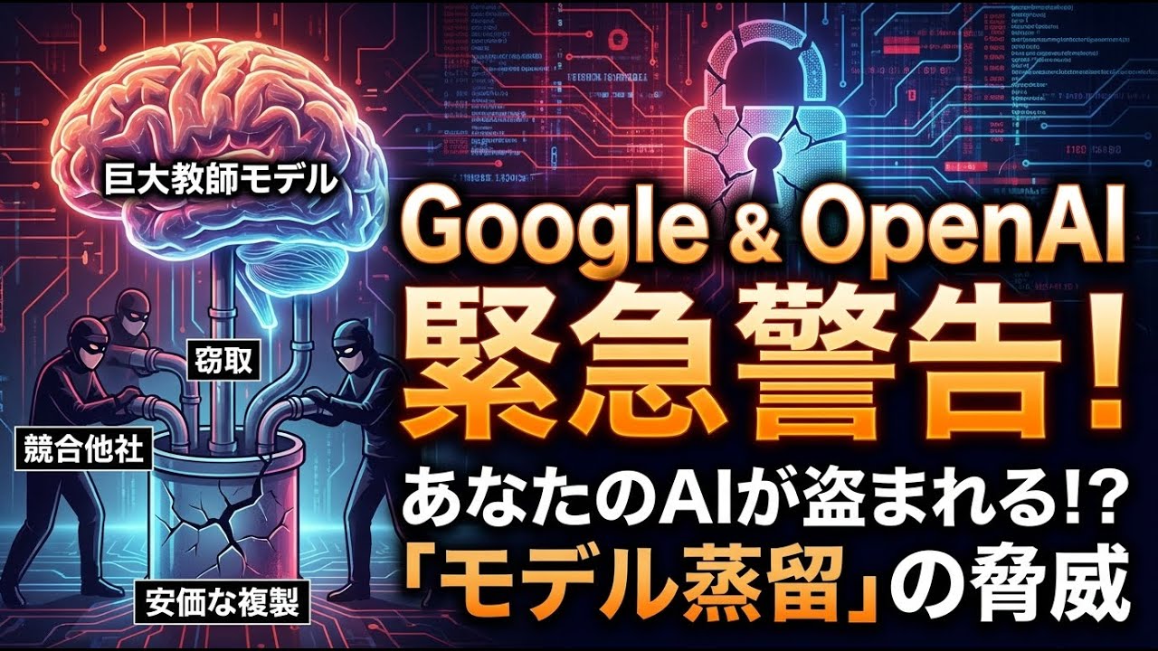 2/14 AI頭脳が盗まれる！？ GoogleとOpenAIの警告