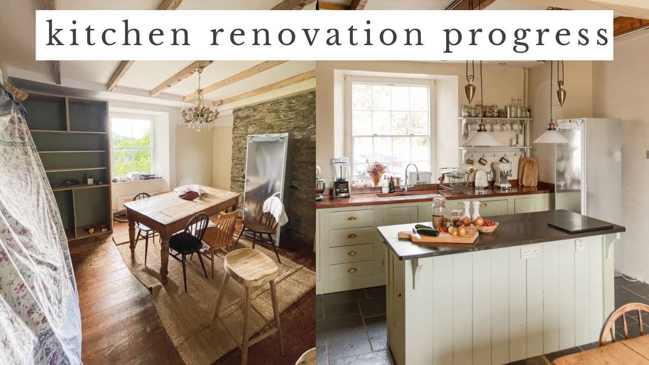 KITCHEN RENOVATION PROGRESS! New Cupboards, Handles, Sockets & Lights! KITCHEN RENO PART 4