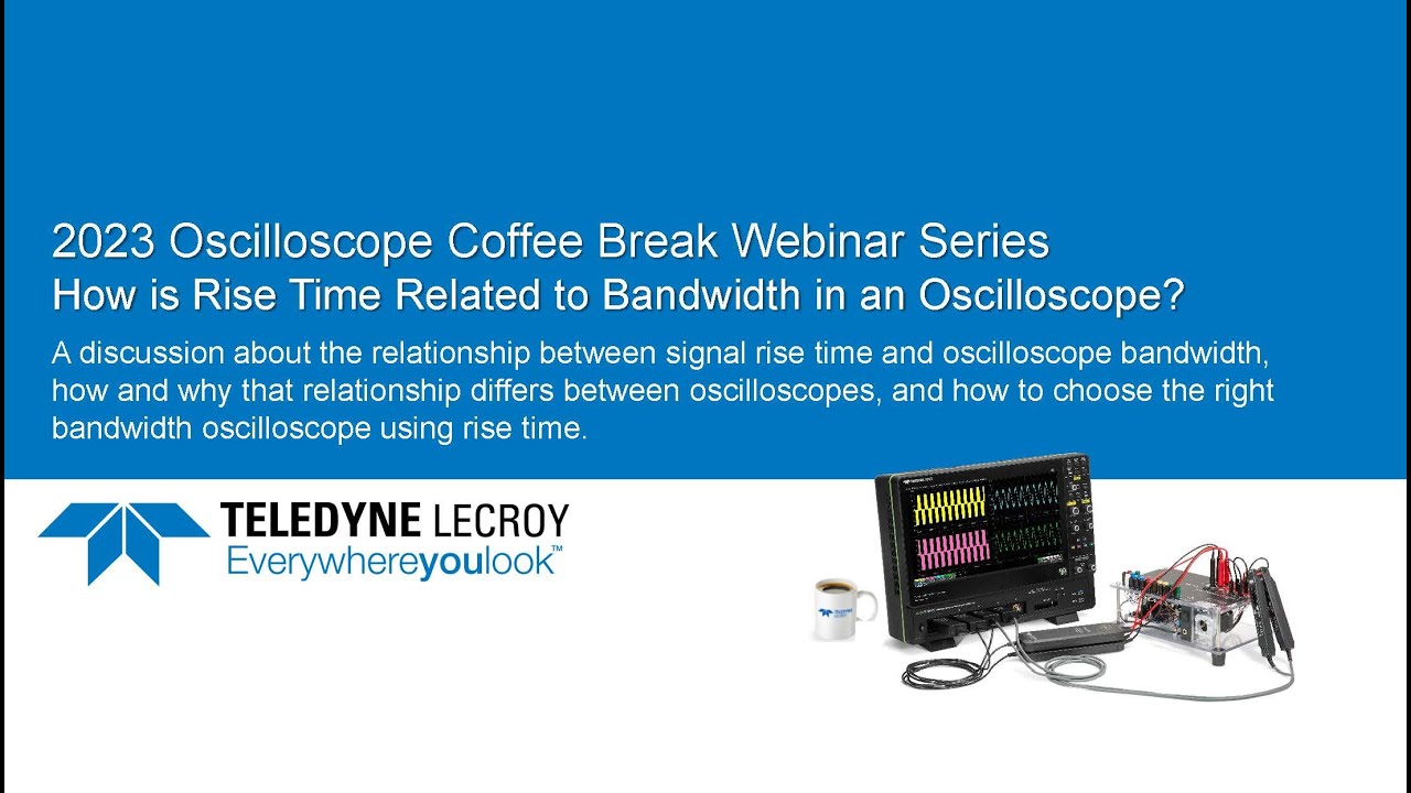 How is Rise Time Related to Bandwidth in an Oscilloscope?