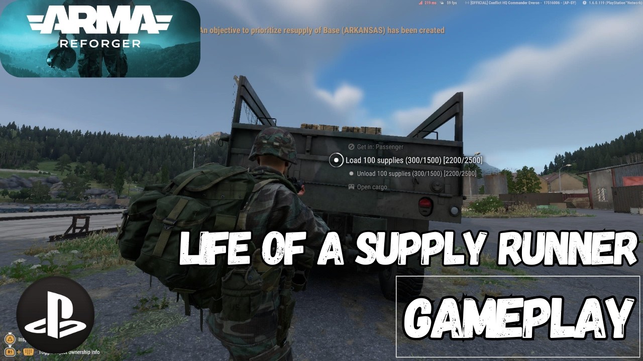(PS5) Arma Reforger: Gameplay - Supply Running