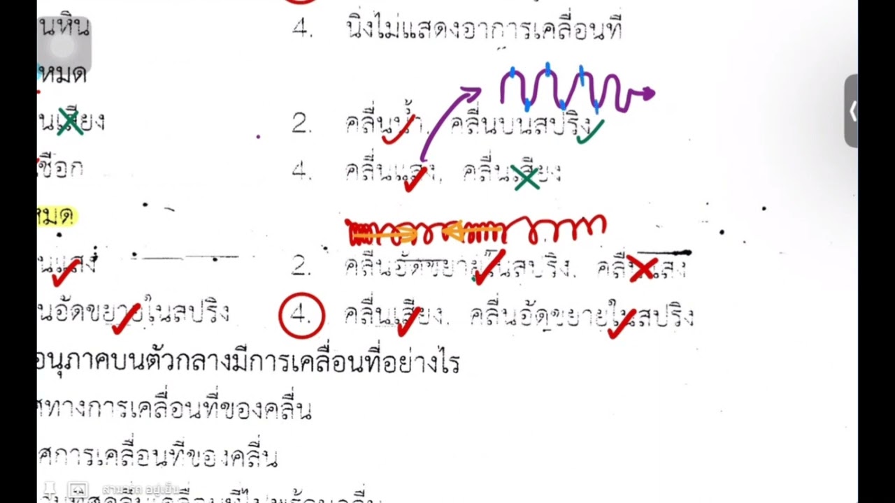 ตะลุยโจทย์เรื่องคลื่น