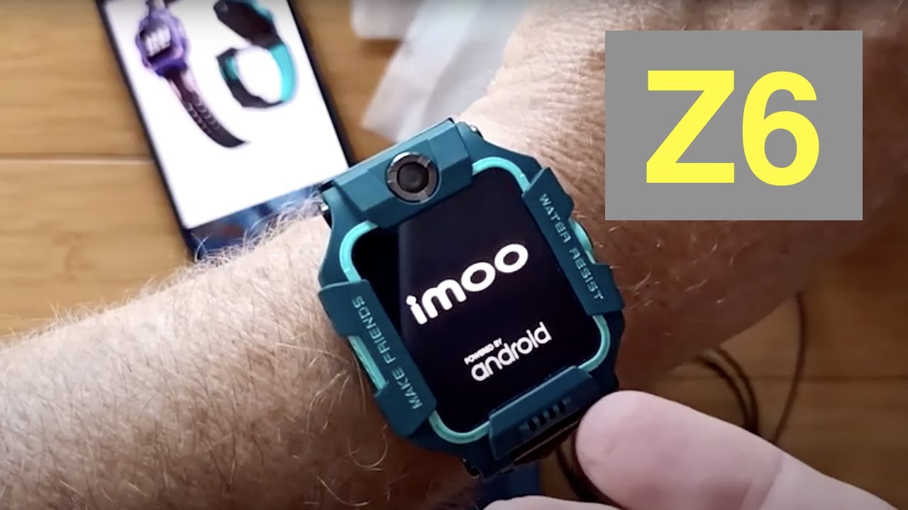 1st Look: imoo Watch Phone Z6 Android 7.1.1 QualcomWear Swim Waterproof 4GLTE Dual Camera Smartwatch