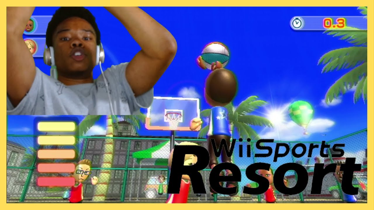 WII SPORTS RESORT | WE REALLY HOOPING OUT HERE!!!!