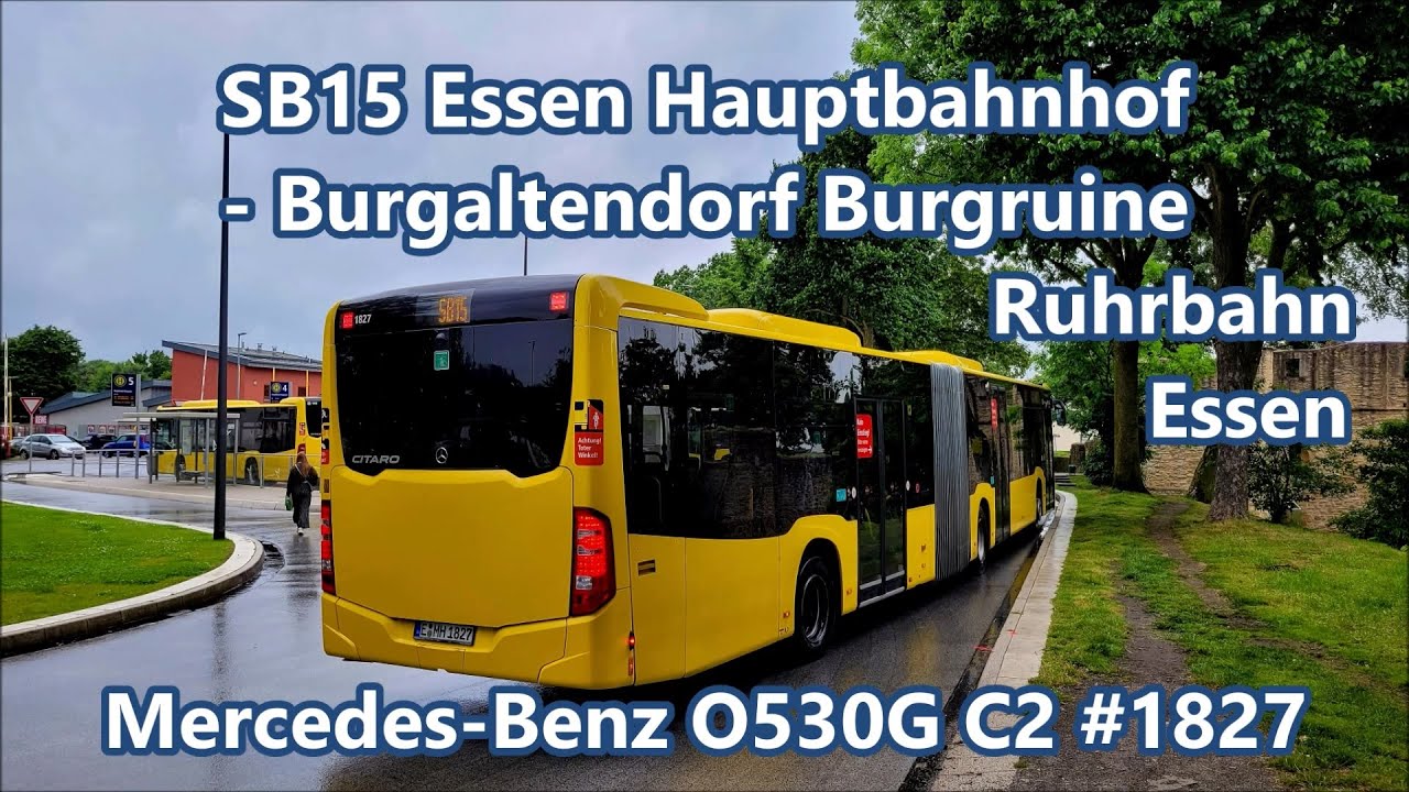 Ruhrbahn Essen - Linie SB15, Mercedes-Benz O530G C2 #1827