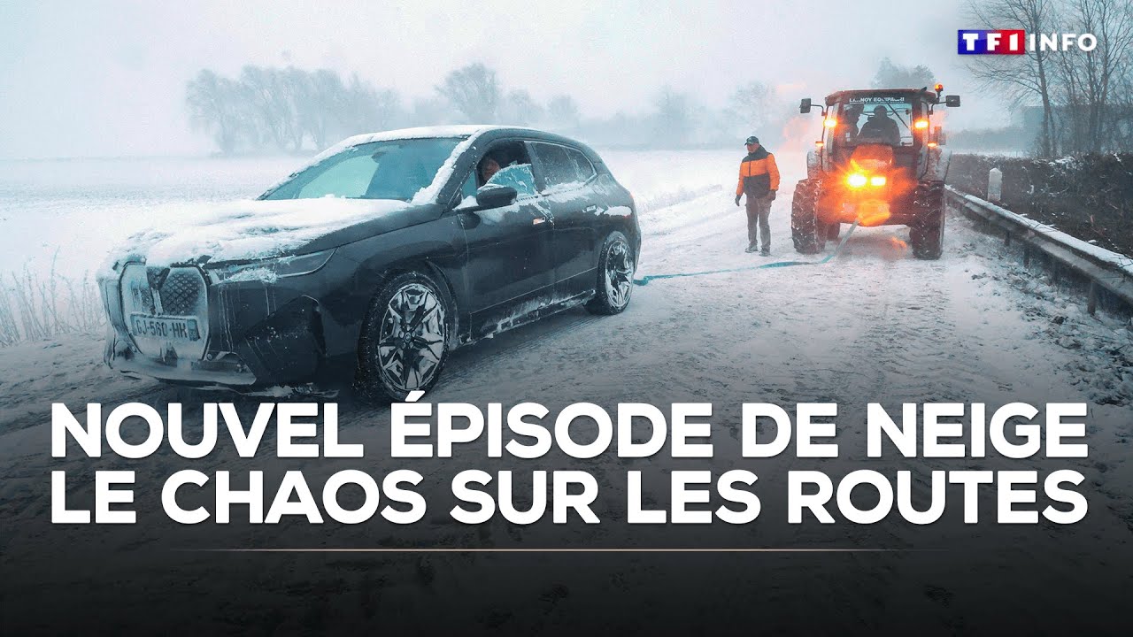 Nouvel épisode de neige : le chaos sur les routes｜TF1 INFO