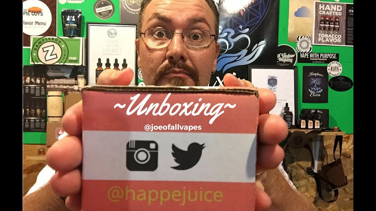 Happ-e-juice review for June, 2016 Joe of all vapes.