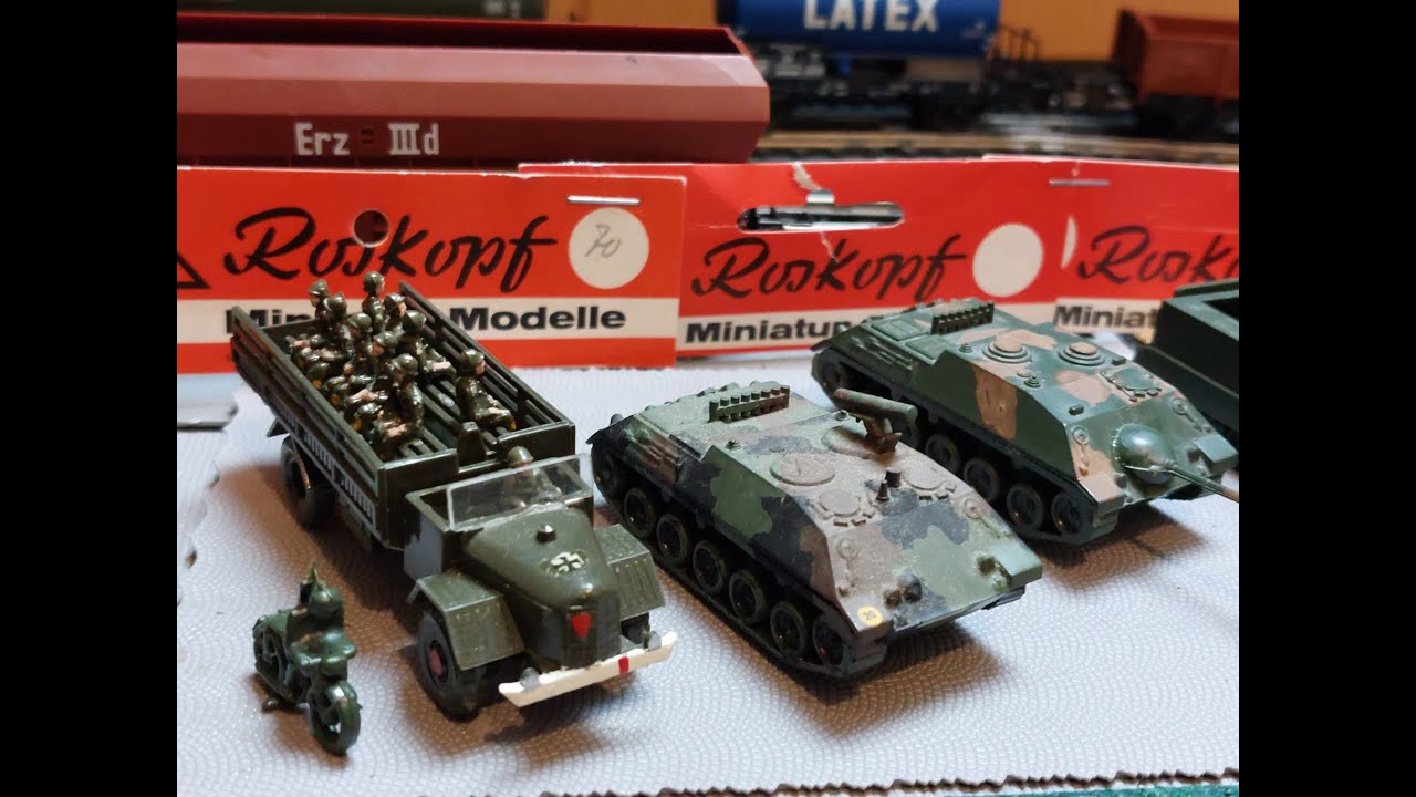 Roskopf Miniatur Modelle , Faller AMS und Trix Express 60ziger Jahre.