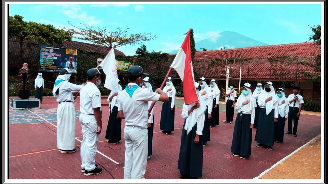 UPACARA PELANTIKAN PMR MADYA - SMPN 3 CILIMUS