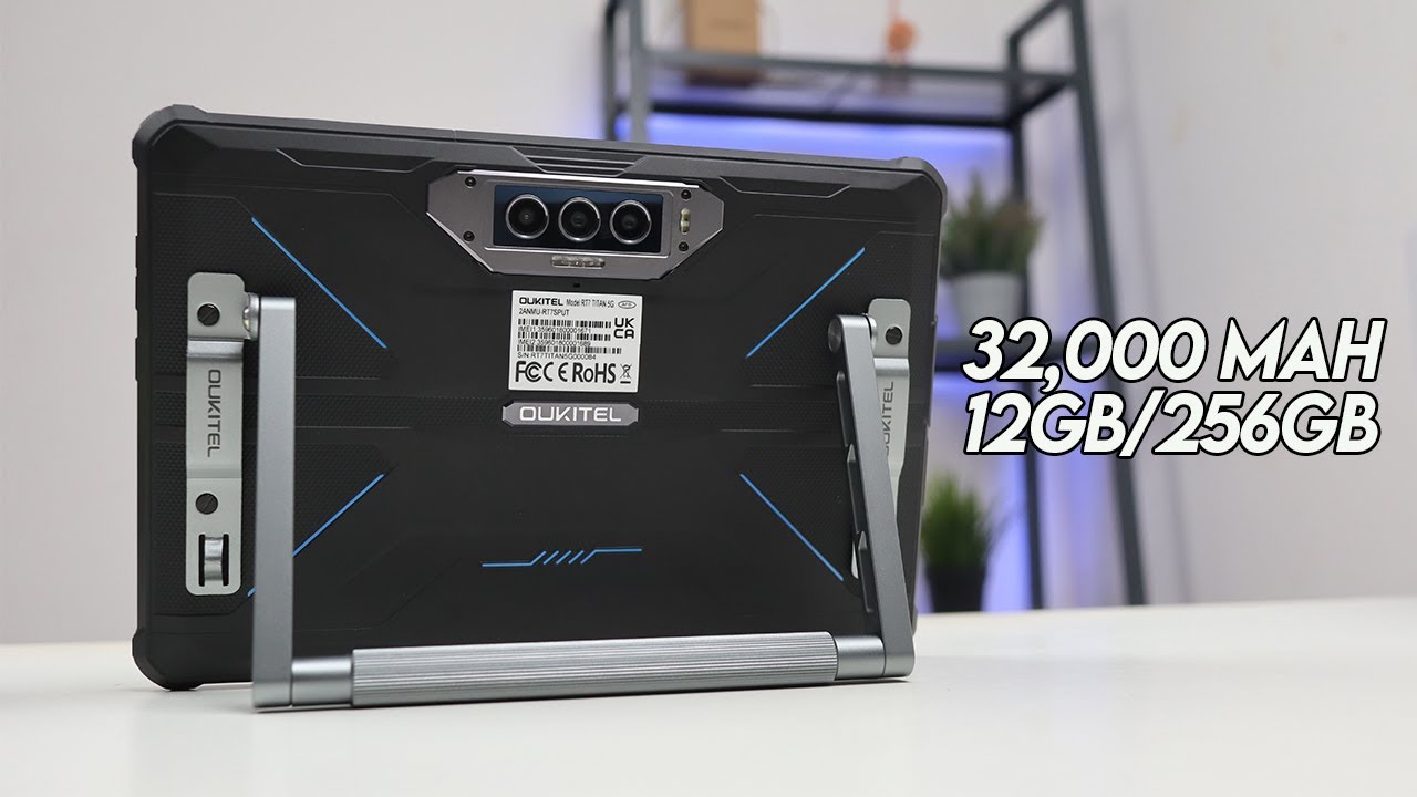 BARU LAGI!Tablet Ram 12GB/256GB Baterai Monster 32000mAh! Unboxing & Review Oukitel RT7 Titan 5G