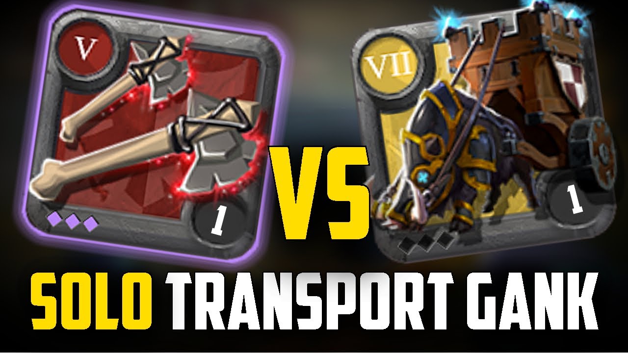 KILLING TRANSPORTS #5 | BATTLEMOUNT EDITION | ALBION ONLINE | BEAR PAWS PVP