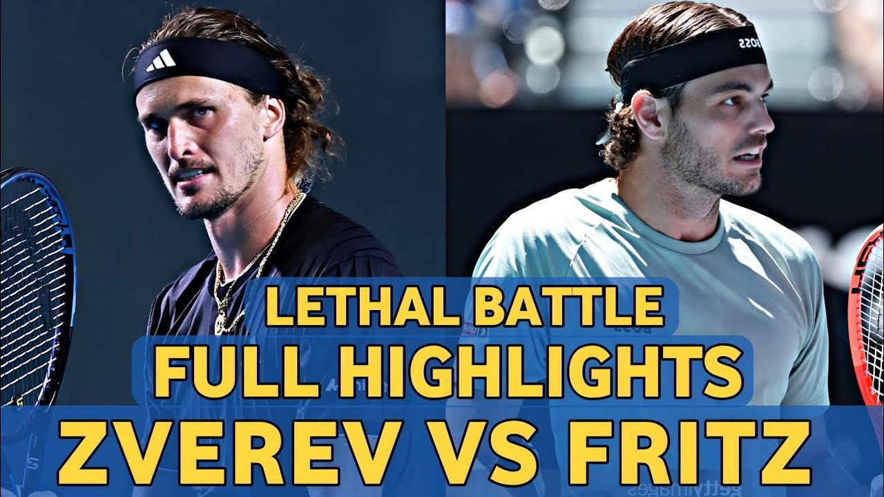 Alexander Zverev Maximum Effort vs Taylor Fritz Lethal Battle Tennis Highlights - Before Dubai 2026 
