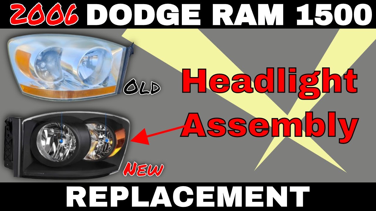 Замена блока фар Dodge Ram 1500 06-08 (JOATD)