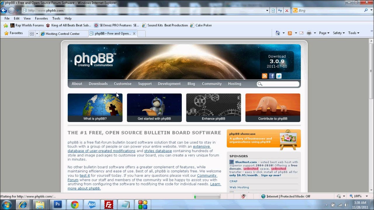 How To Add Install A phpbb Forum On A Godaddy Hosted Website Setup