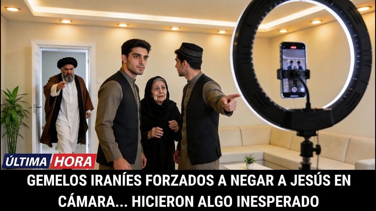 Hermanos gemelos iraníes obligados a negar a Jesús frente a la cámara... Entonces Jesús hizo algo……