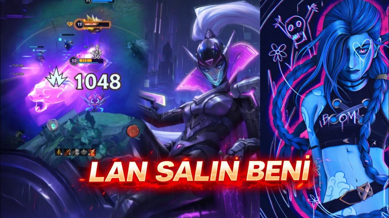 WİLD RİFT JİNX VAYNE TEK VİDEO 2 GAMEPLAY