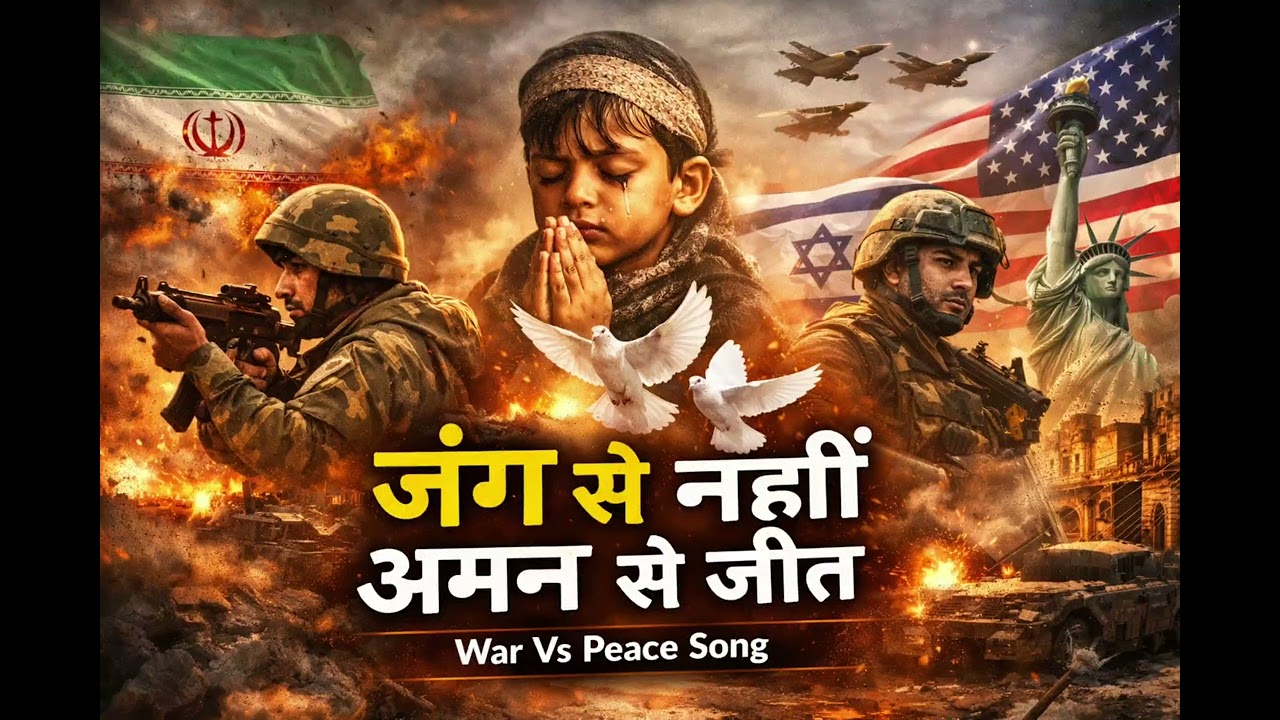 जंग से नहीं अमन से जीत होगी | Iran Israel America War Song | Powerful Peace Song 2026