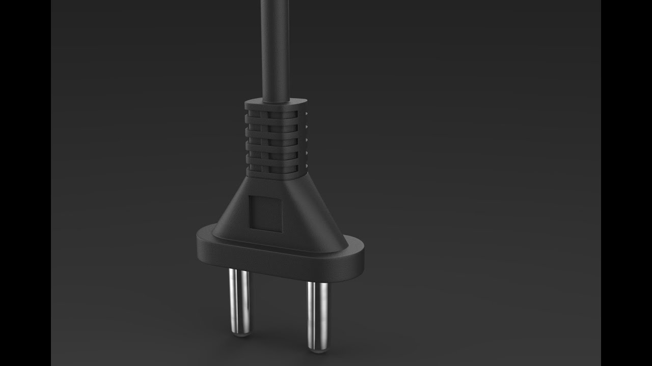 Power Plug 3D Modeling In Maya