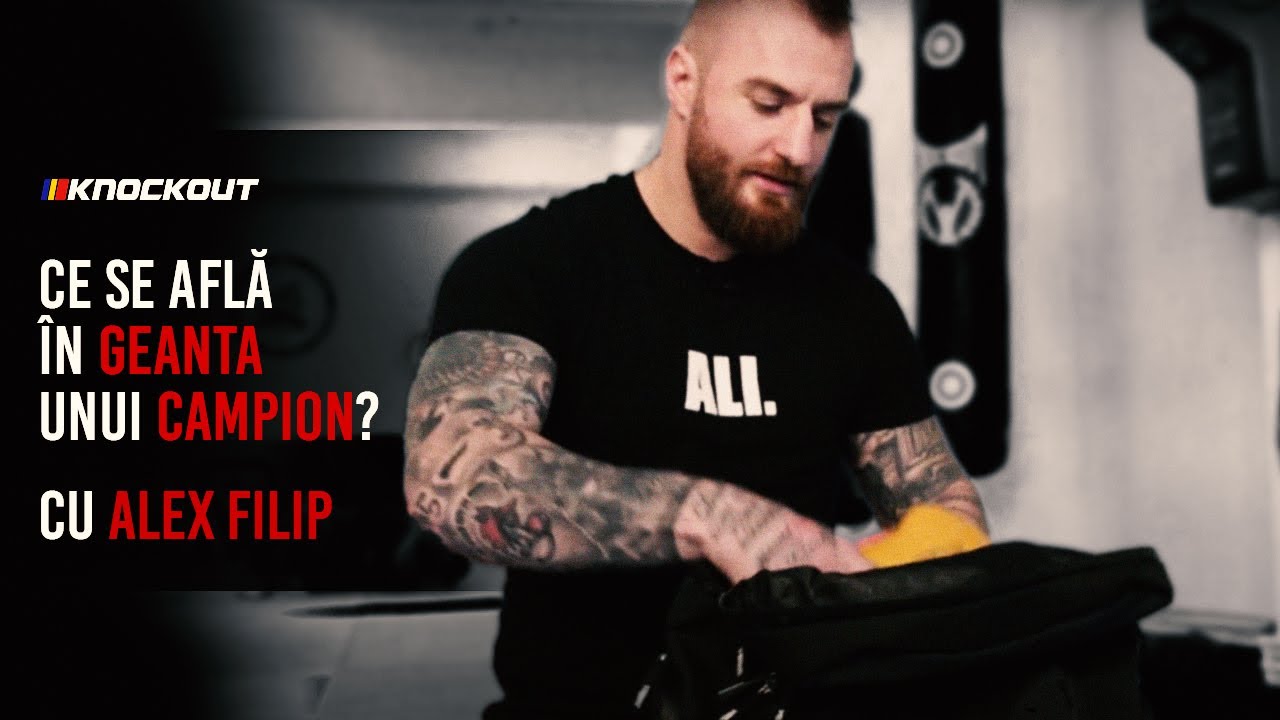Ce Se Află în Geanta unui Campion? 🥊 Alex Filip Dezvăluie