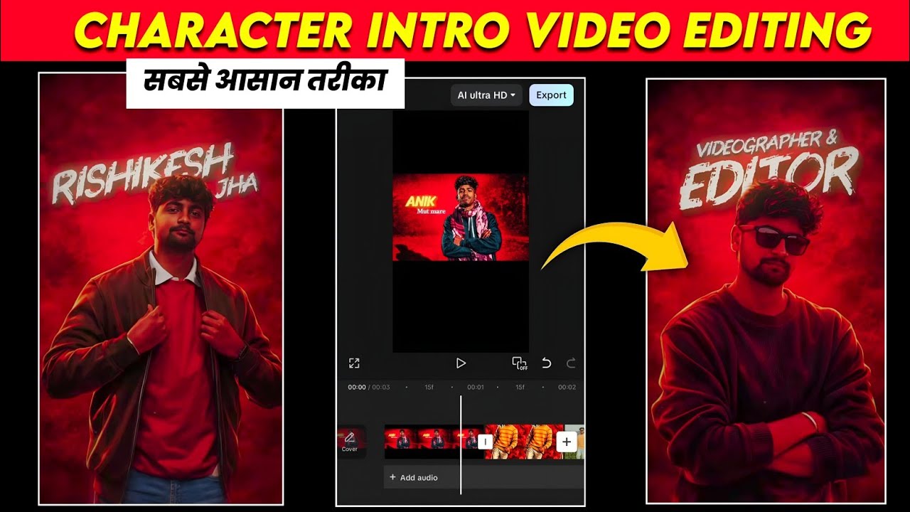 Trending Coolie Intro Reels Editing In Capcut | Coolie Character Intro Tutorial In Capcut | Capcut