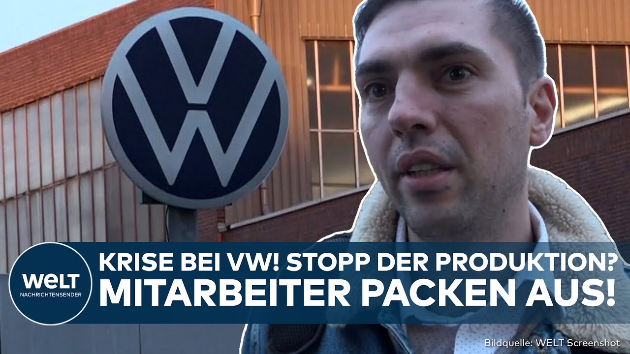WOLFSBURG: Krise bei VW! Volkswagen schlie&szlig;t Engp&auml;sse in Produktion nicht aus
