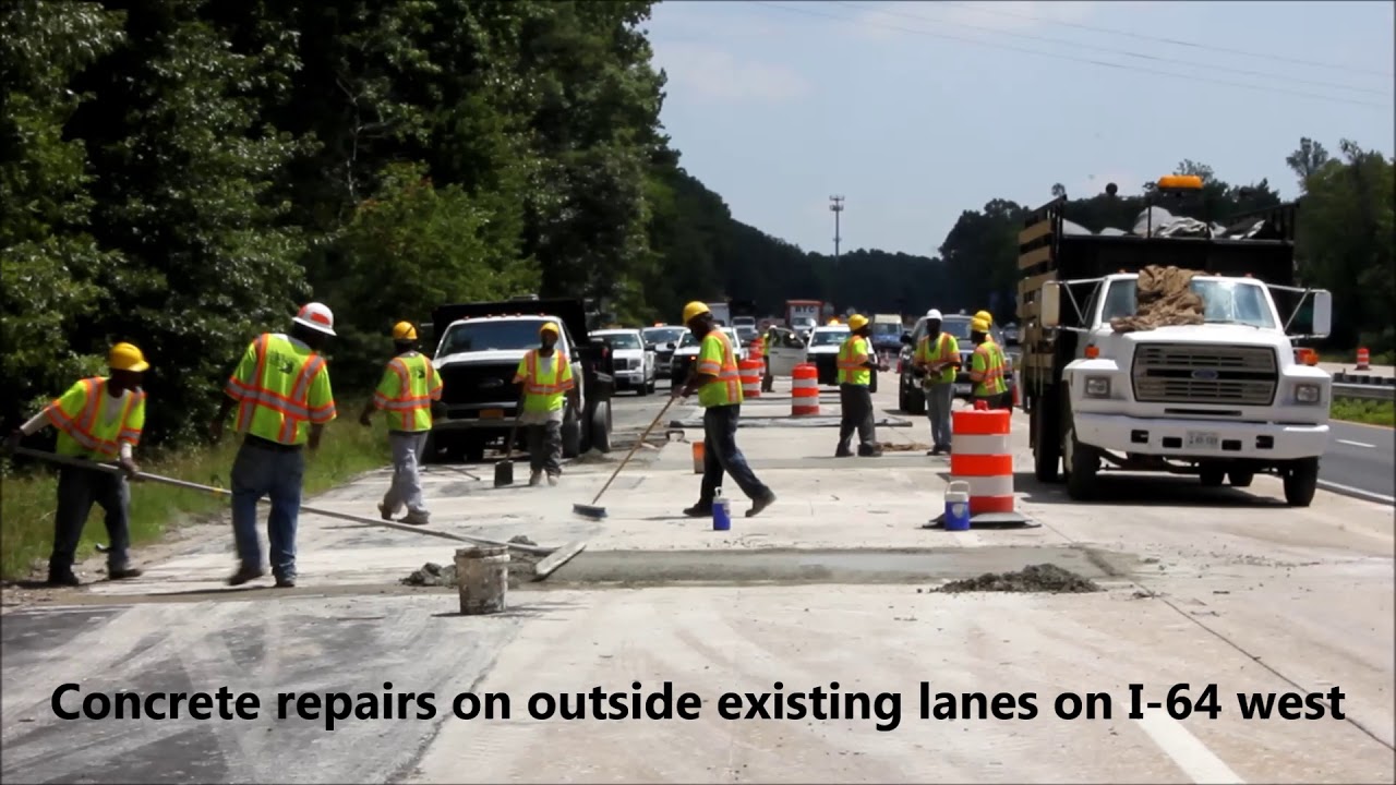 VDOT: I-64 Widening Construction: July / August 2017