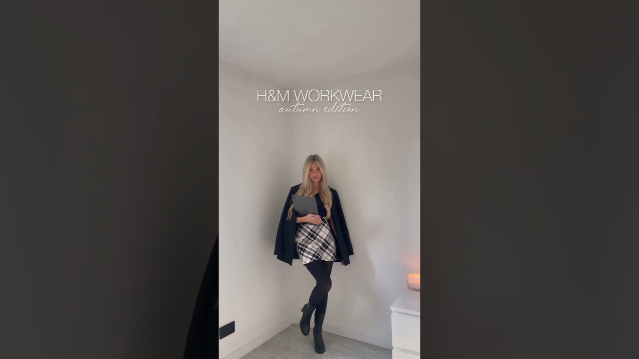 What I&rsquo;d wear to the office 🖤 H&M WORKWEAR: Autumn Edition 🍂