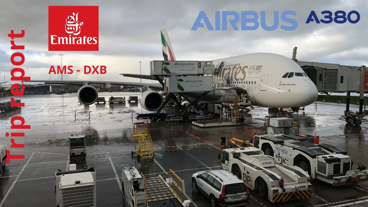 TRIP REPORT |  Emirates (ECONOMY) EK148 Amsterdam - Dubai (Airbus A380-842)