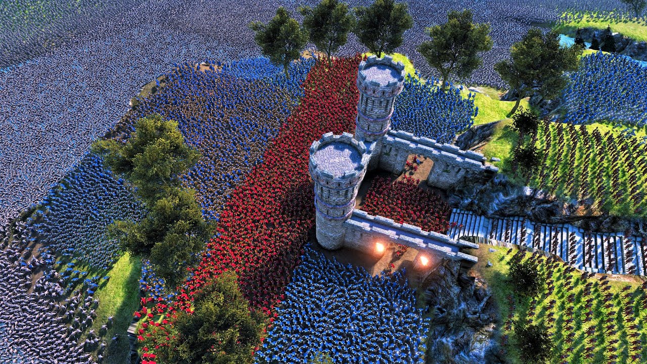 Soul Tyrants, Giant Ogres, Wildmen And Orcs Bring Absolute Destruction To Castle - UEBS