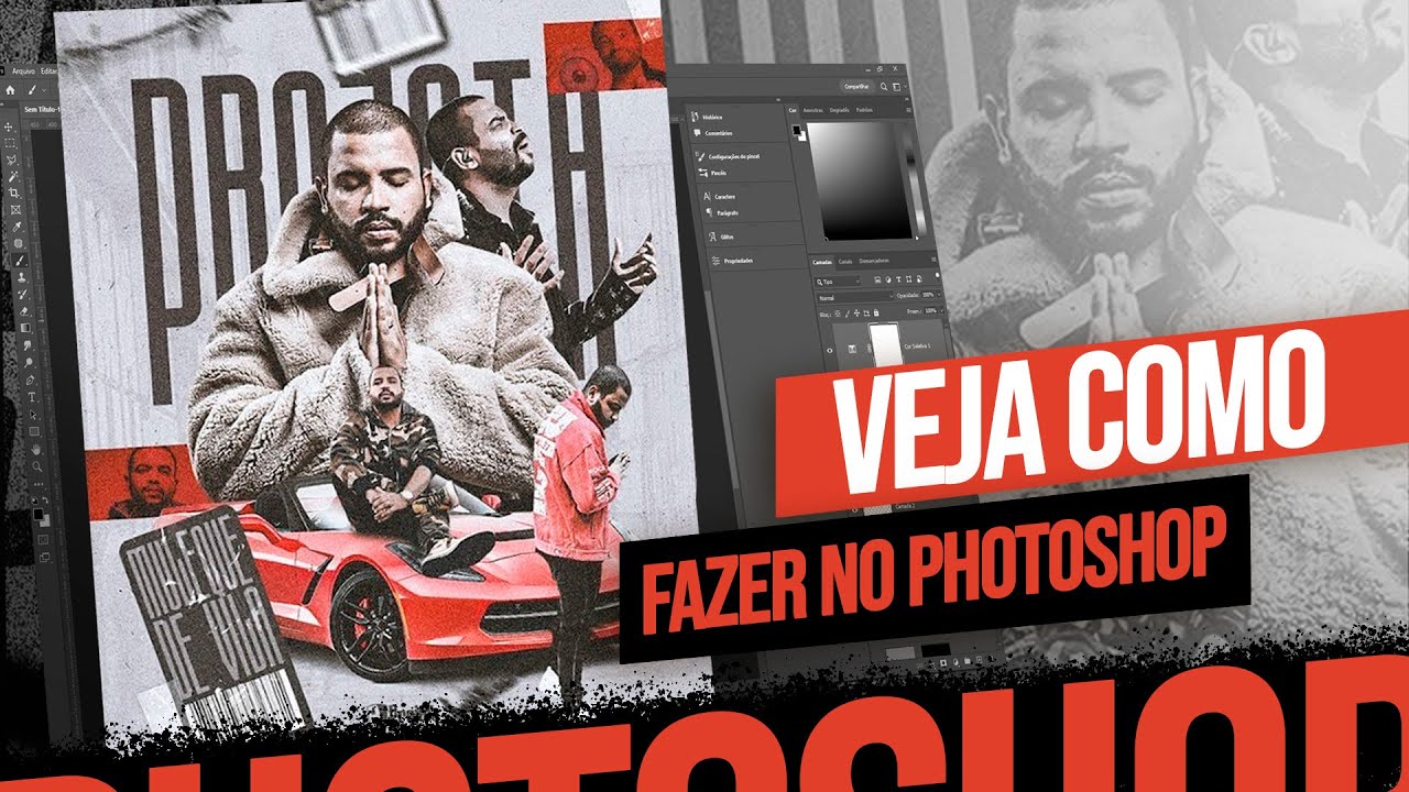 COMO FAZER FLYER NO PHOTOSHOP - FLYER PROJOTA (PSD FREE NA DESCRIÇÃO)