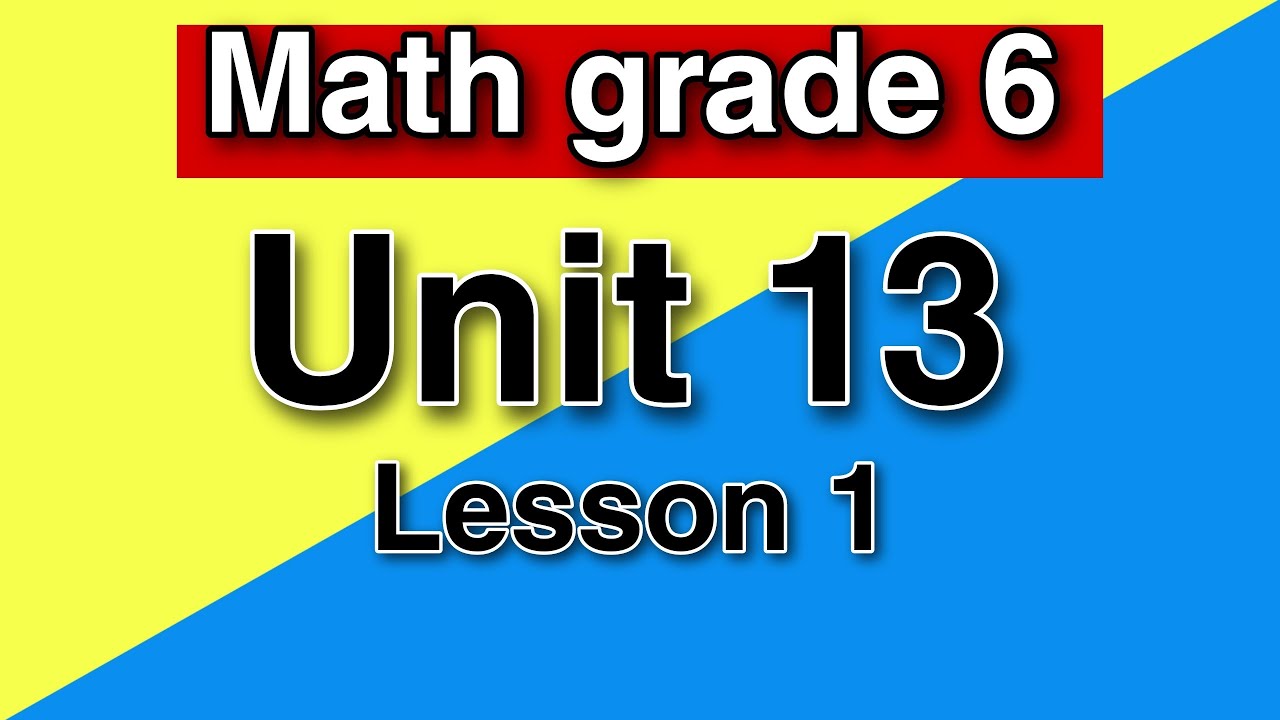 20 - Math grade(6) 2024 | unit 13 lesson 1 [ Surface Area of Cuboid ]