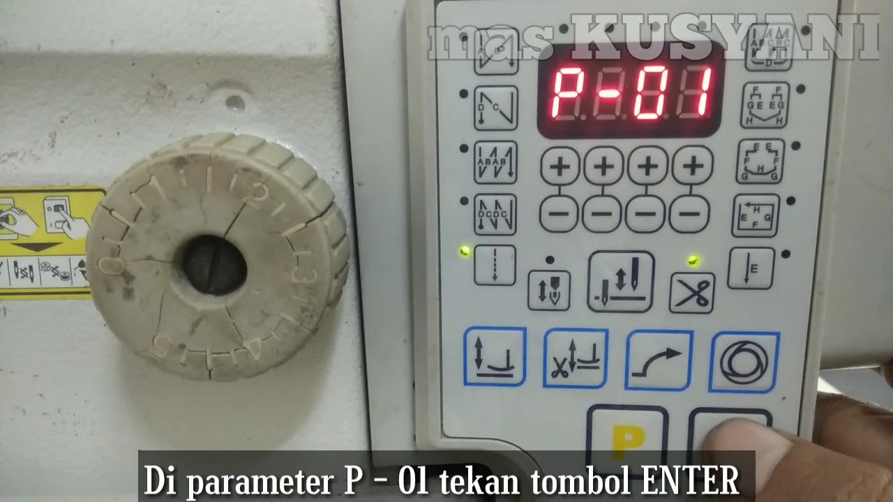 Cara Mengatur Kecepatan JUKI DDL-8100B-7