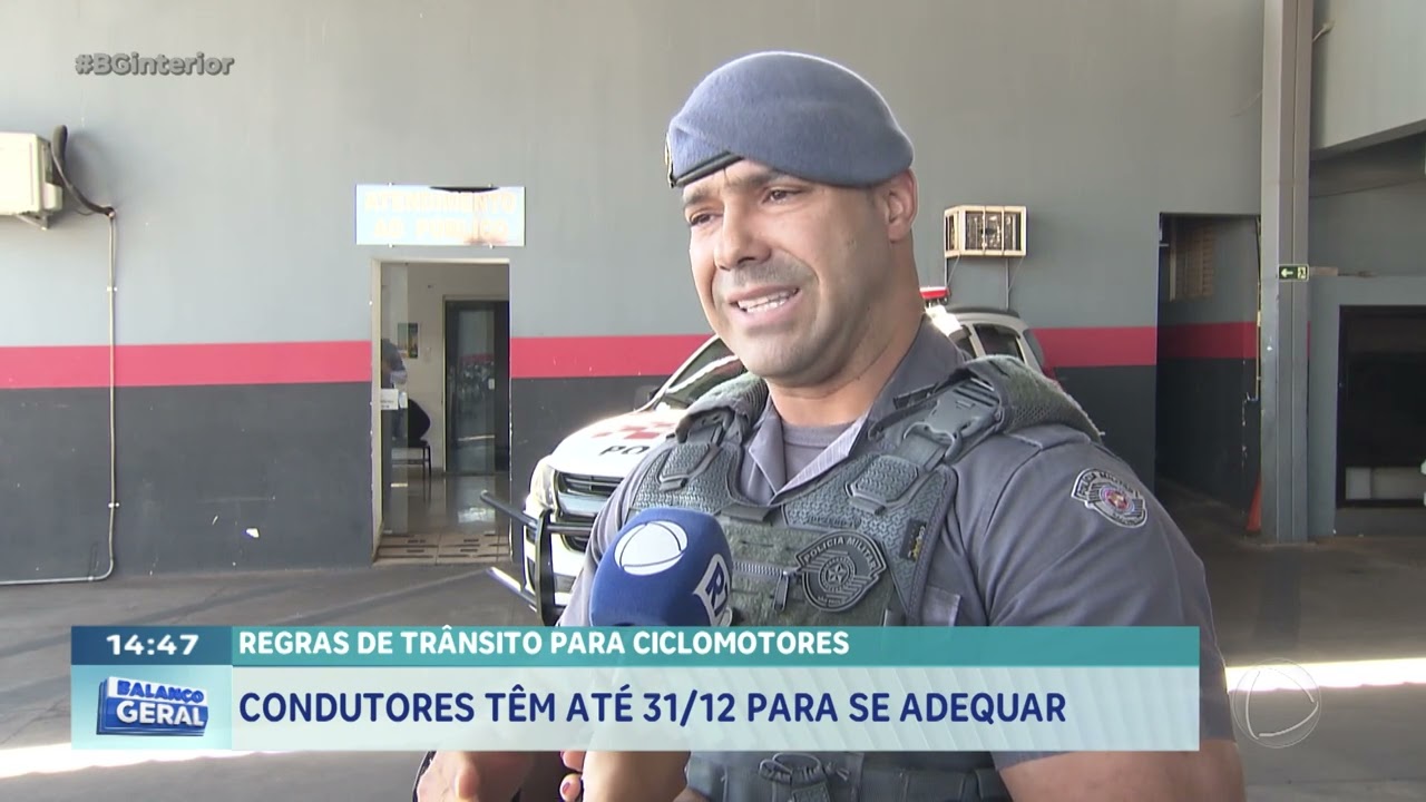 Regras de trânsito para ciclomotores: conduta têm até 31/12 para se adequar