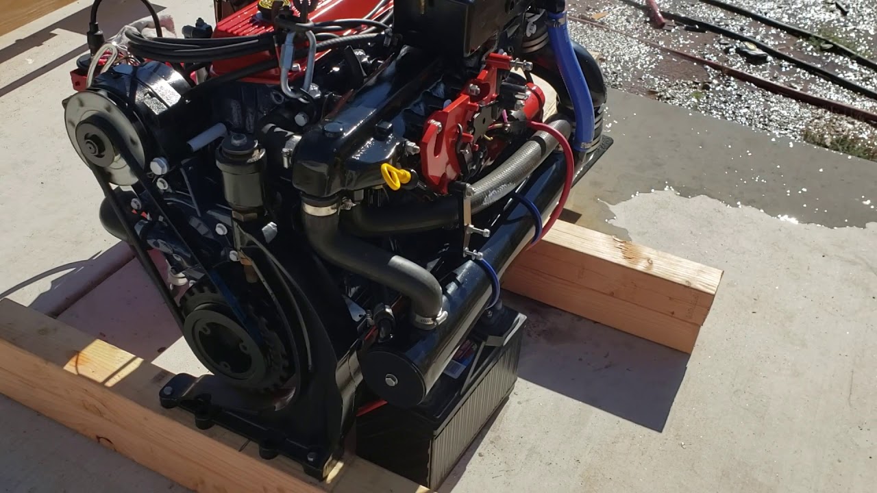 Mercruiser 170 3.7lt running after rebuild