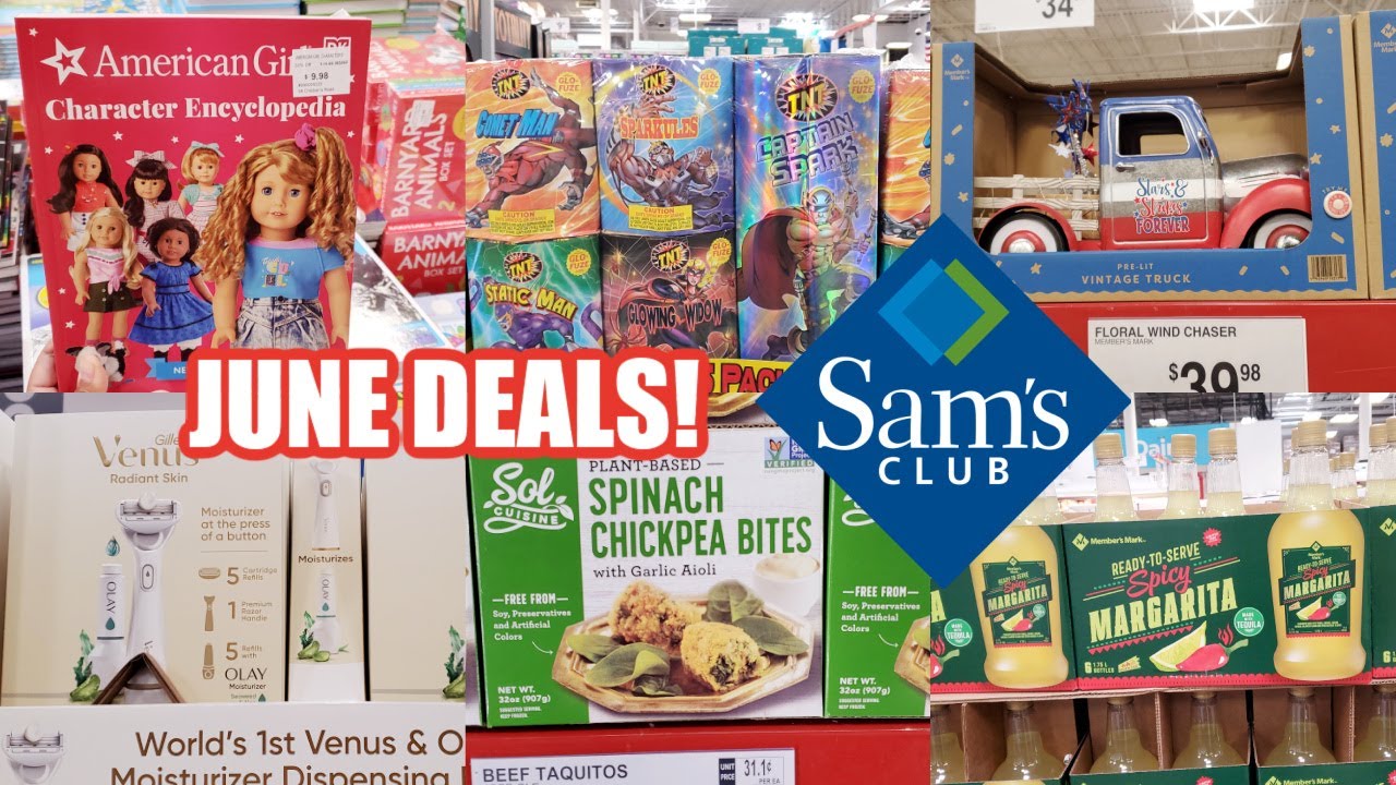 SAM'S CLUB SHOPPING NEW DEALS FOR JUNE SHOP WITH ME 2022