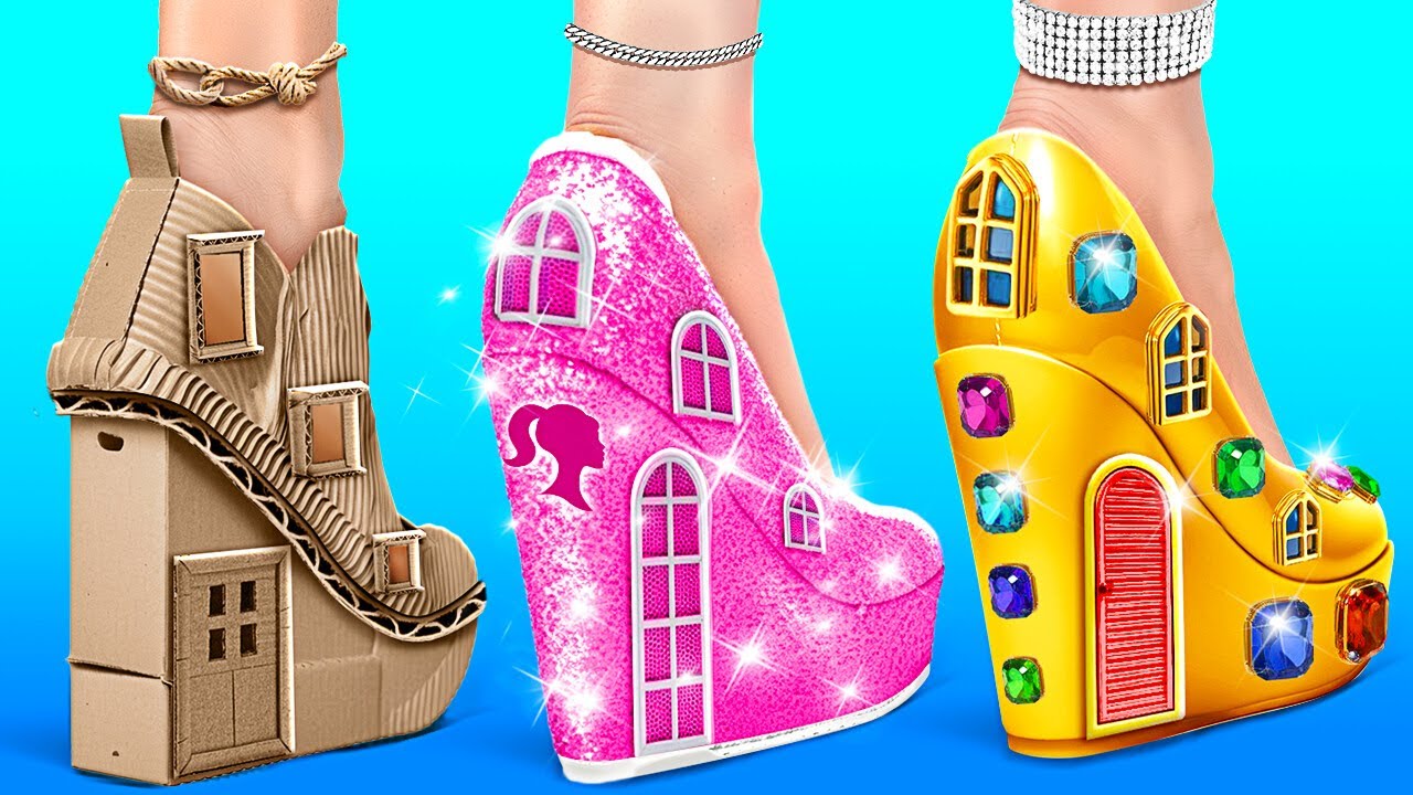 ब्रोके बनाम गीगा बनाम अमीर कमरे का मेकओवर ✨ 123 GO! द्वारा गोल्ड बनाम सिल्वर सजावट के विचार