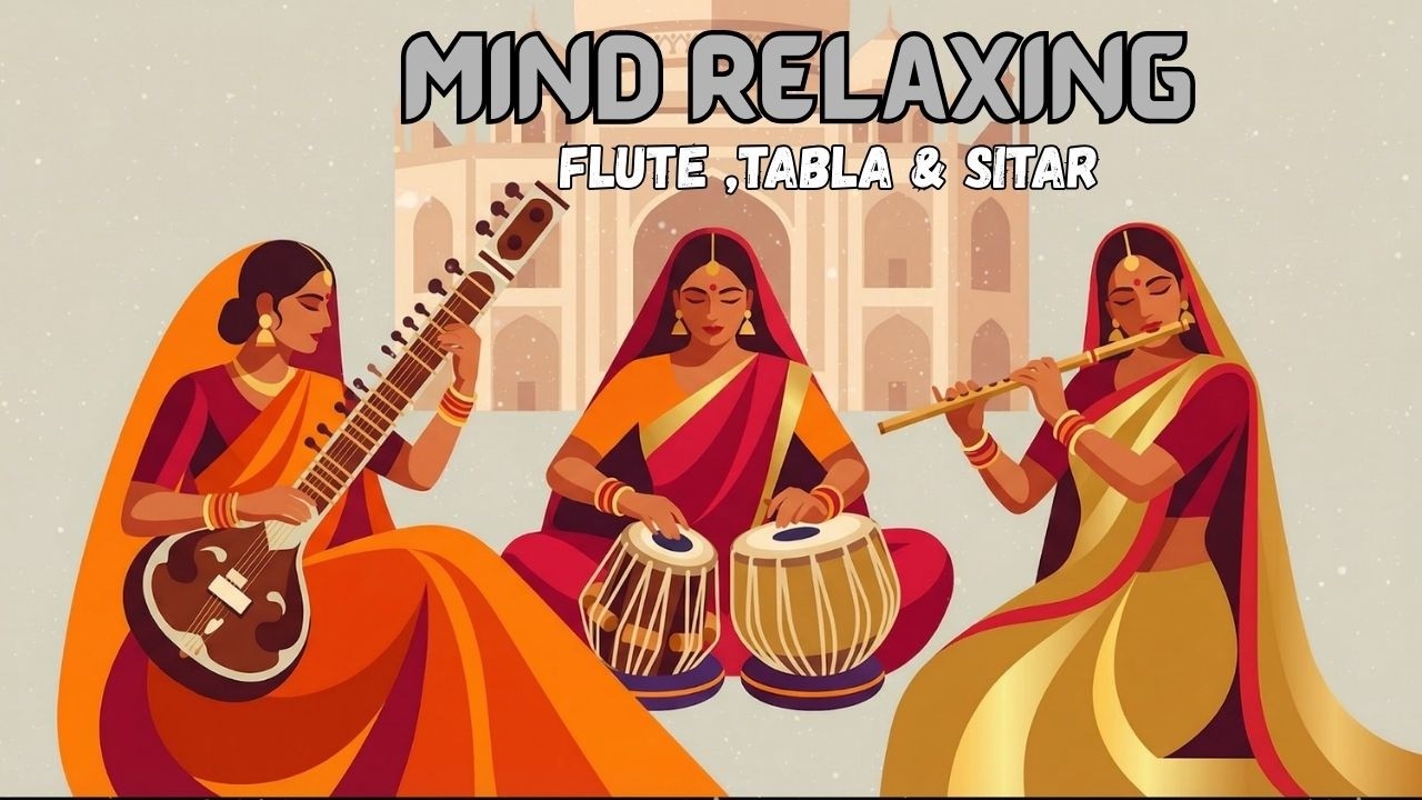 Mind Relaxing Flute Tabla and Sitar Compilation | Hindustani Instrumental Music - Vol - 20