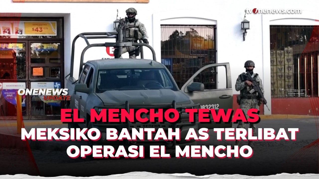 Presiden Meksiko Tegaskan AS Tak Terlibat Operasi Tewaskan El Mencho di Jalisco | OneNews Update