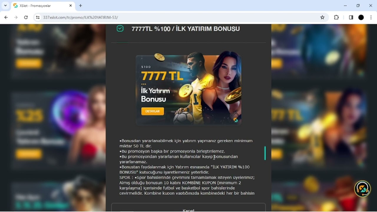 İLK YATIRIMIZA &Ouml;ZEL 7777TL BONUS YATIRIM BONUSU - DENEME BONUSU 2024