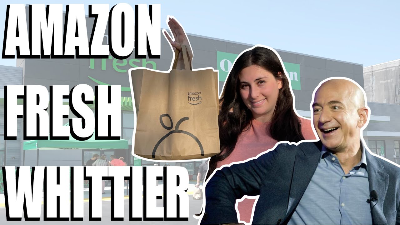 Amazon Fresh Store in Whittier, California | How the Amazon Dash Cart Works